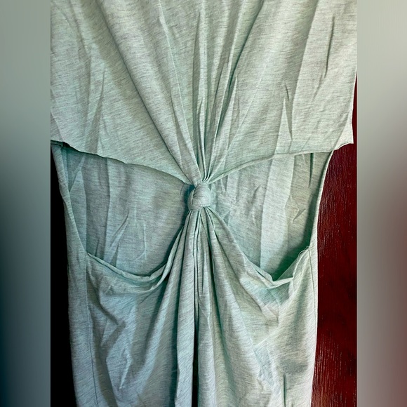 Topshop Mint Green Cutout T-Shirt Dress - Picture 6 of 6